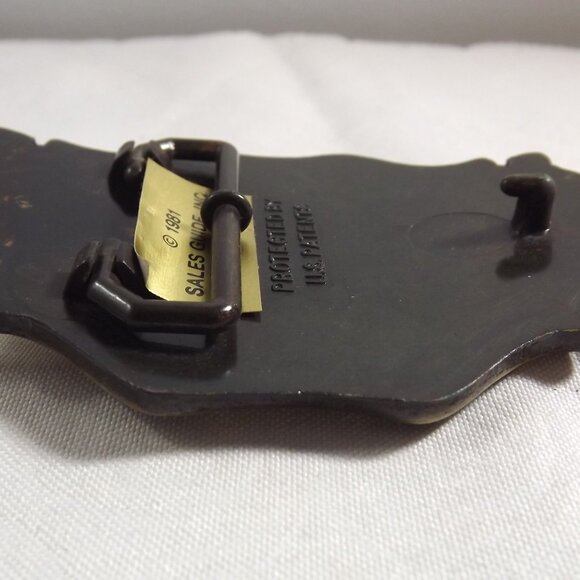 Gold Tractor Belt Buckle - Picture 7 of 9